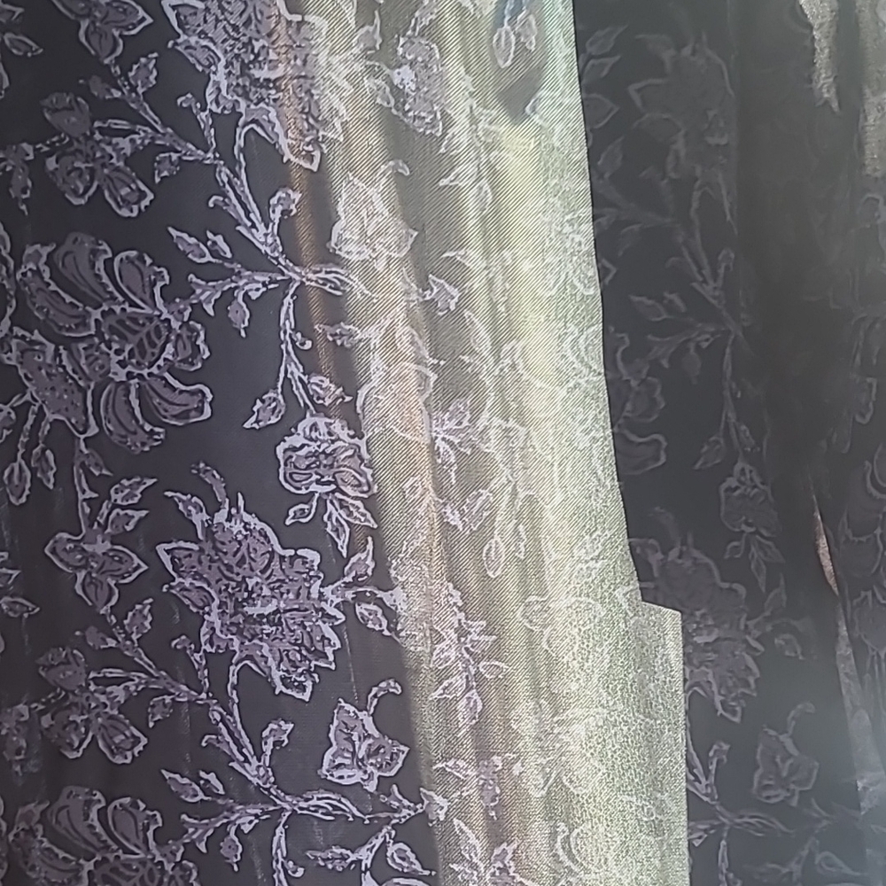 Sheer Black Kimono Robe - Picture 9 of 13